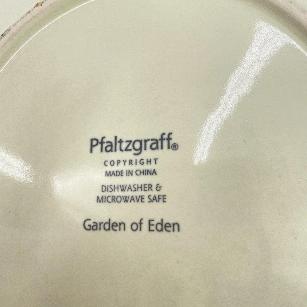 2 Pfaltzgraff Garden of Eden‎ 8 5/8